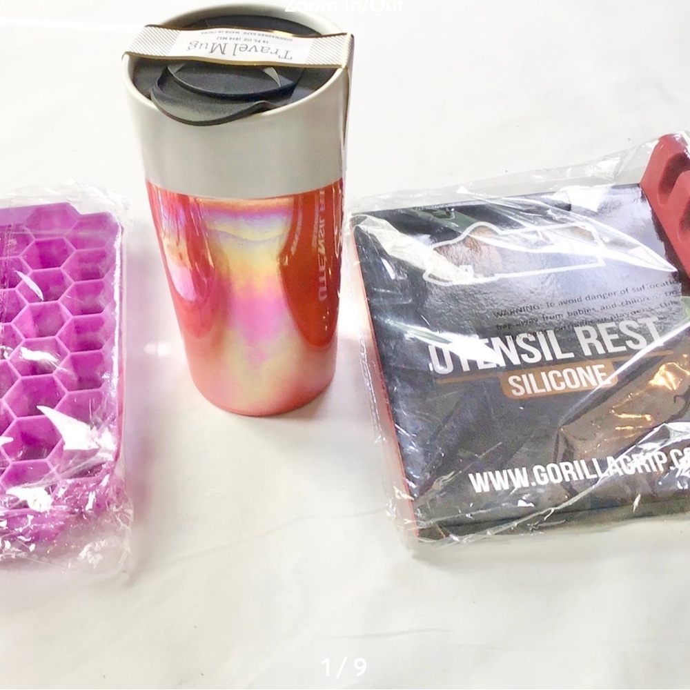 New kitchen essentials 3-Pcs value pack mug, ice tray and spoon rest